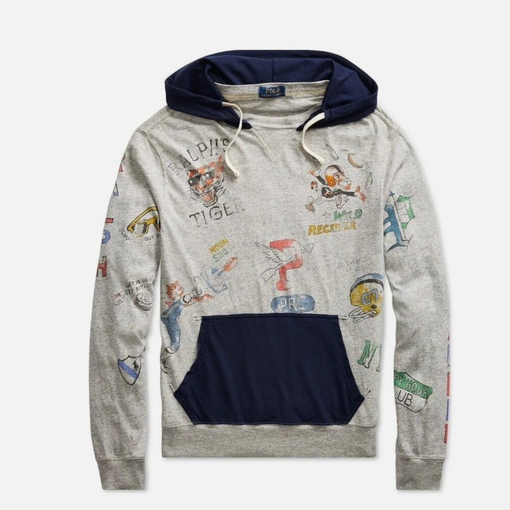 Polo Ralph Lauren Lightweight Hoodie Tee – LIMITED EDITION Tiger Varsity (Men’s)